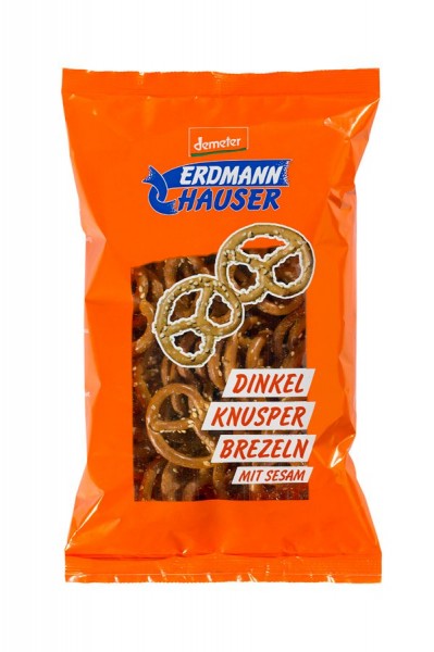 ErdmannHAUSER demeter DinkelKnusperbrezel m. Sesam 125 g