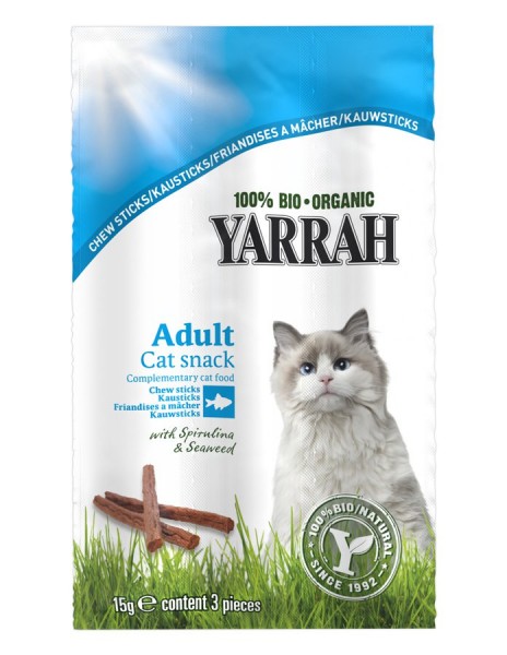 Bio Katzen Kausticks mit Spirulina&amp;Seetang 15 g
