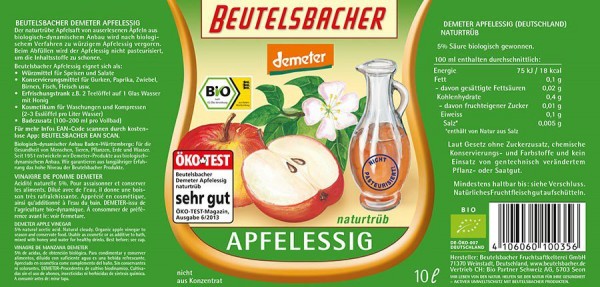 Apfelessig naturtrüb 10 l