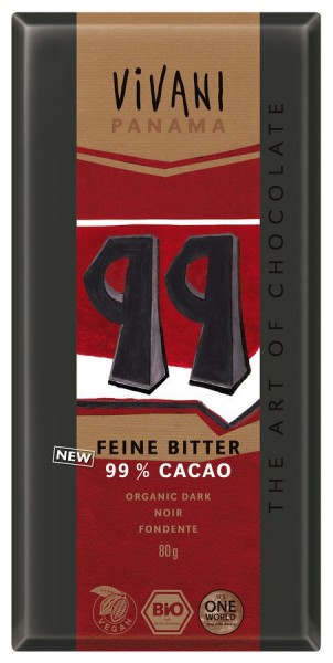 Feine Bitter 99 % Cacao 80 g