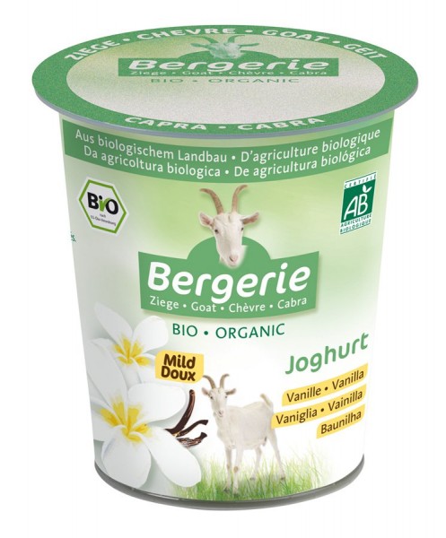 BERGERIE Bio-Ziegenjoghurt Vanille 125 g