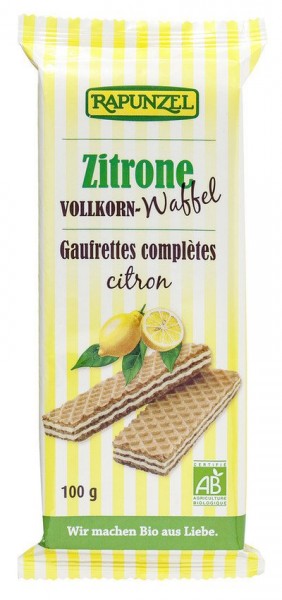 Vollkornwaffeln Zitrone 100 g
