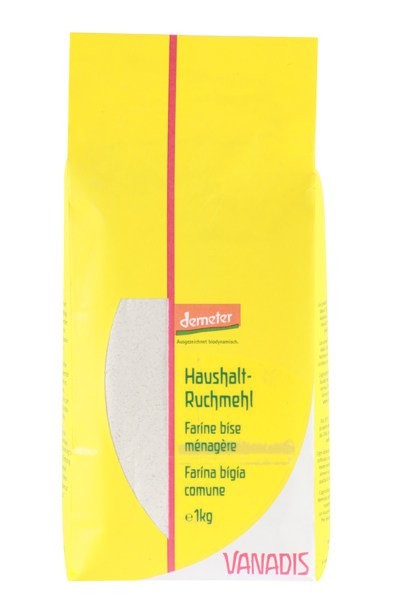 Mehl Haushalt 2-Korn-Ruch 1 kg