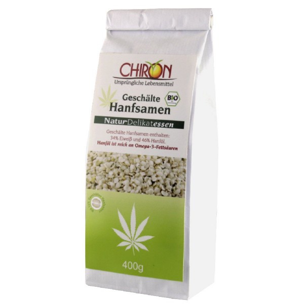 Geschälte Hanfsamen Nachfüllpackung 400 g