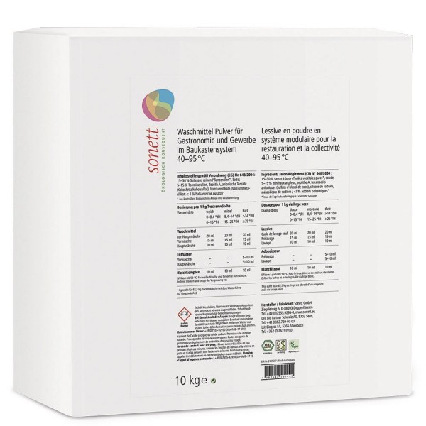 Waschmittel Pulver für Gastronomie und Gewerbe 10 kg