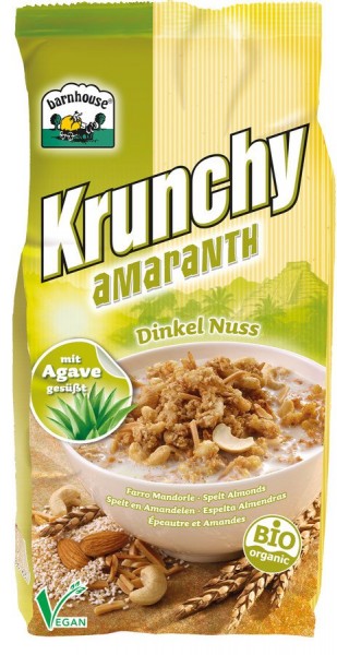 Krunchy Amaranth Dinkel-Nuss 375 g