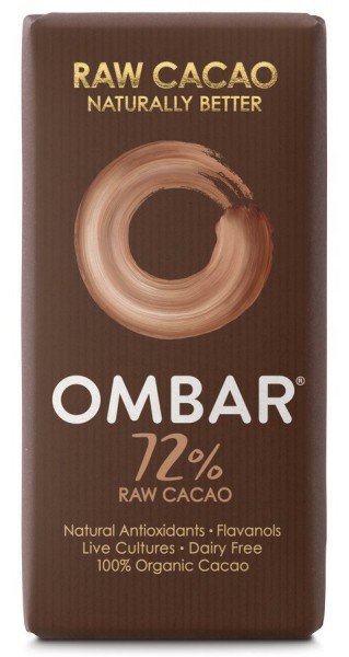 Ombaru00ae 72% Rohkakao Bio Roh-Schokolade 35 g