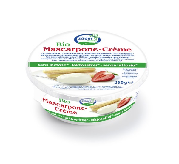 Züger Bio Mascarpone laktosefrei 250 g
