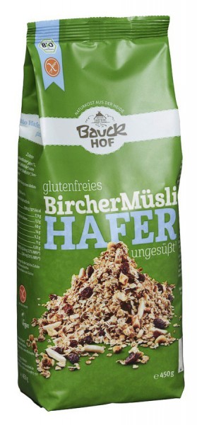 Hafer Müsli Bircher glutenfrei Bio 450 g