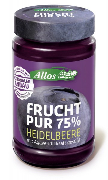 Frucht Pur 75% Heidelbeere 250 g