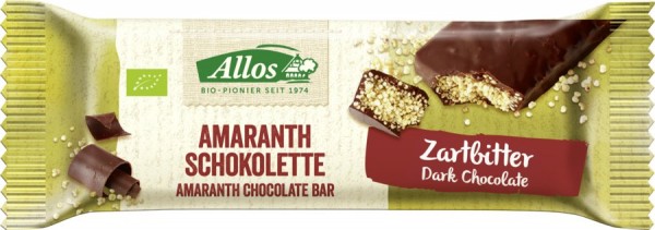 Allos Amaranth Schokolette-Zartbitter 25 g