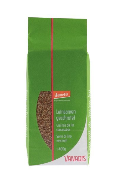 Leinsamen geschrotet 0,4 kg