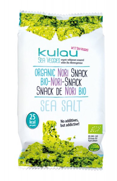 KULAU Bio-Nori-Snack SEA SALT 4 g