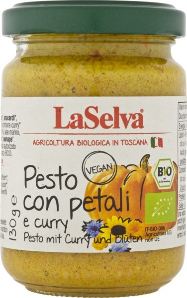 Pesto mit Curry und Blüten 130 g