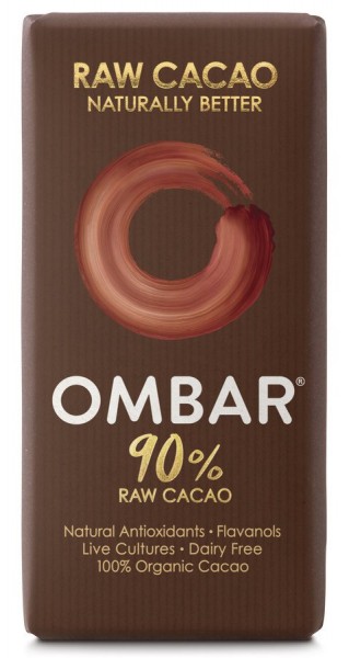 Ombaru00ae 90% Rohkakao Bio Roh-Schokolade 35 g