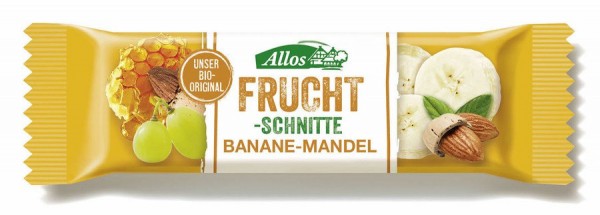Fruchtschnitte Banane Mandel 30 g