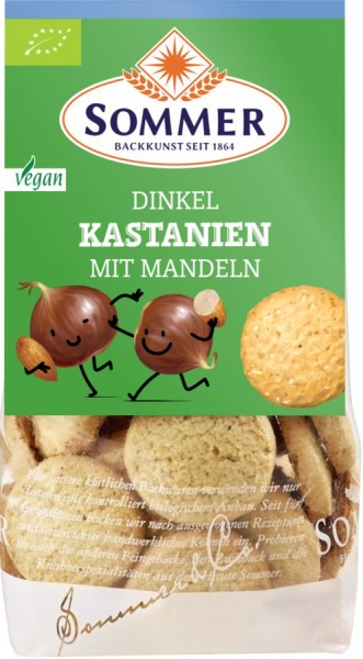 Dinkel Kastanien mit Mandel, vegan 150 g