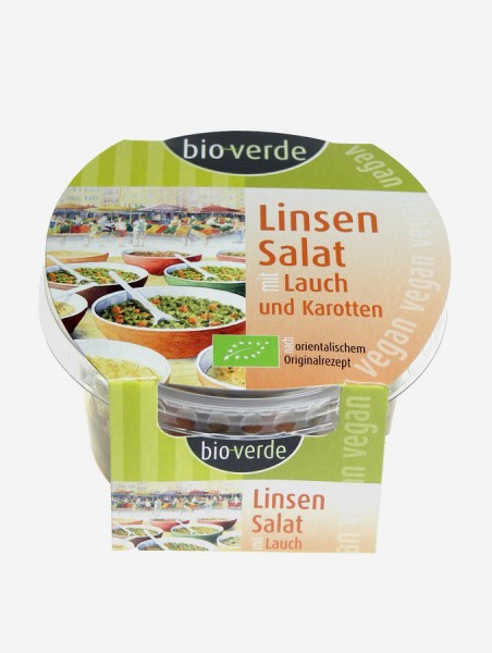 Linsen-Salat mit Lauch und Karotte, vegan 125 g